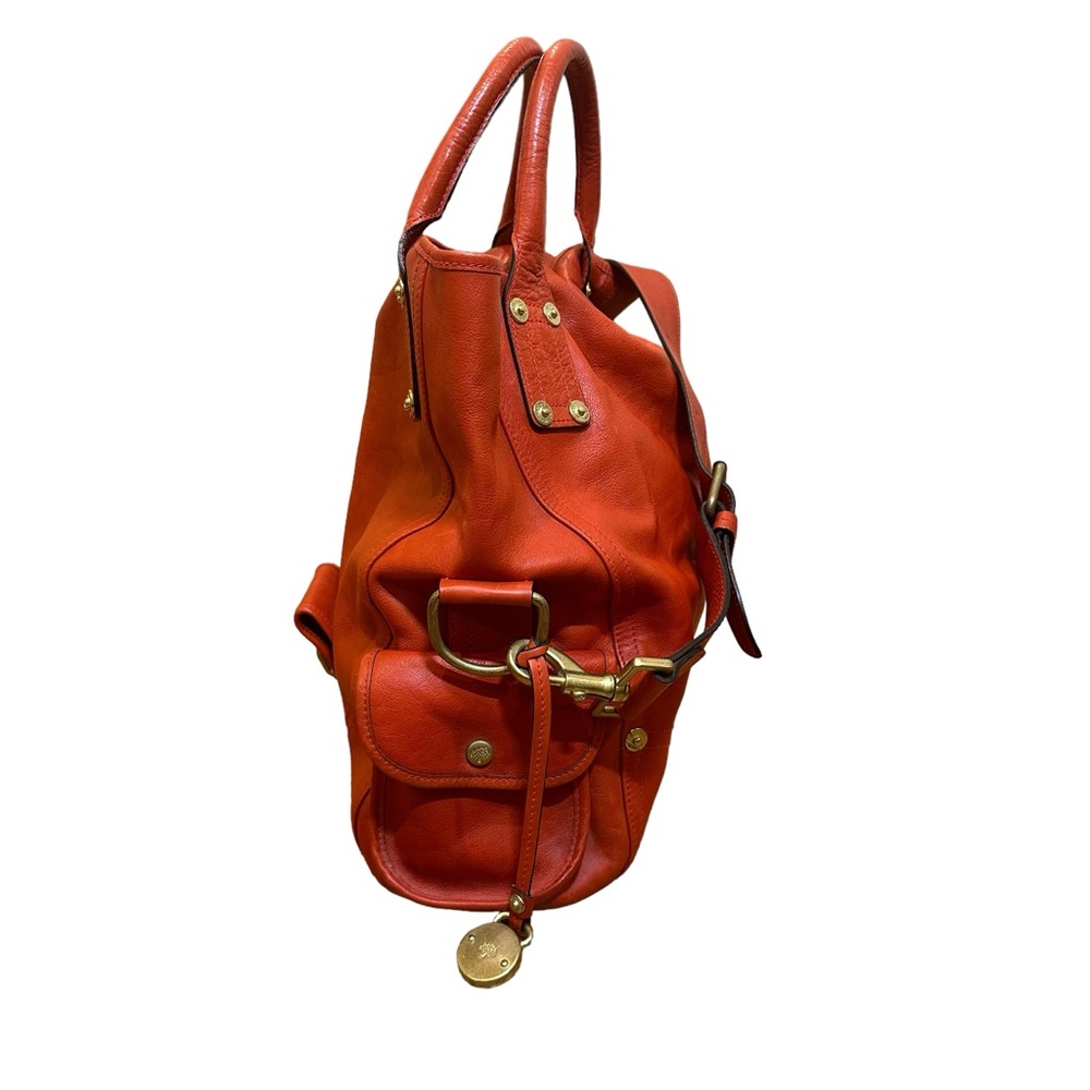 Mulberry Jody Red Calfskin Leather Convertible Satchel Shoulder Bag - Picture 5 of 14